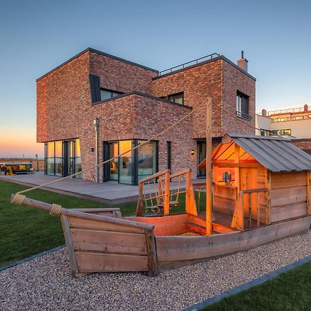 אולפניץ Villa King Erste Lage, Dachterrasse, Meerblick, Carport, Kamin, Sauna, Terrasse, Aussenrolllaeden מראה חיצוני תמונה
