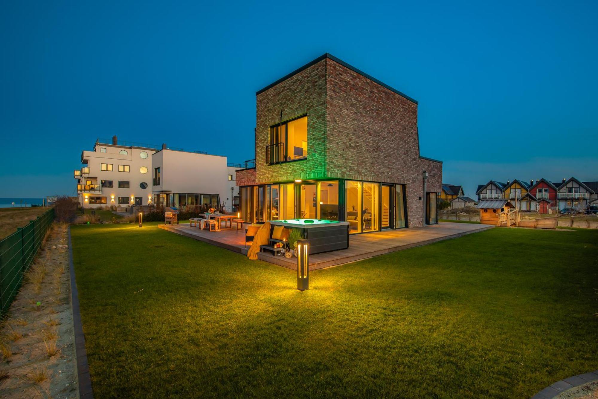 אולפניץ Villa King Erste Lage, Dachterrasse, Meerblick, Carport, Kamin, Sauna, Terrasse, Aussenrolllaeden מראה חיצוני תמונה