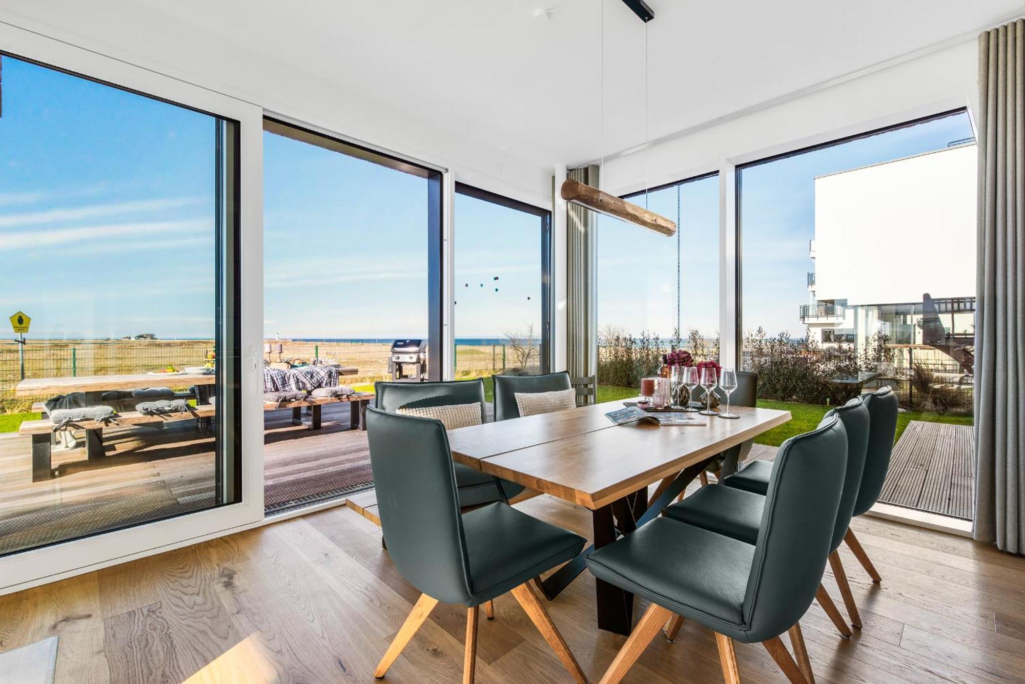 אולפניץ Villa King Erste Lage, Dachterrasse, Meerblick, Carport, Kamin, Sauna, Terrasse, Aussenrolllaeden מראה חיצוני תמונה