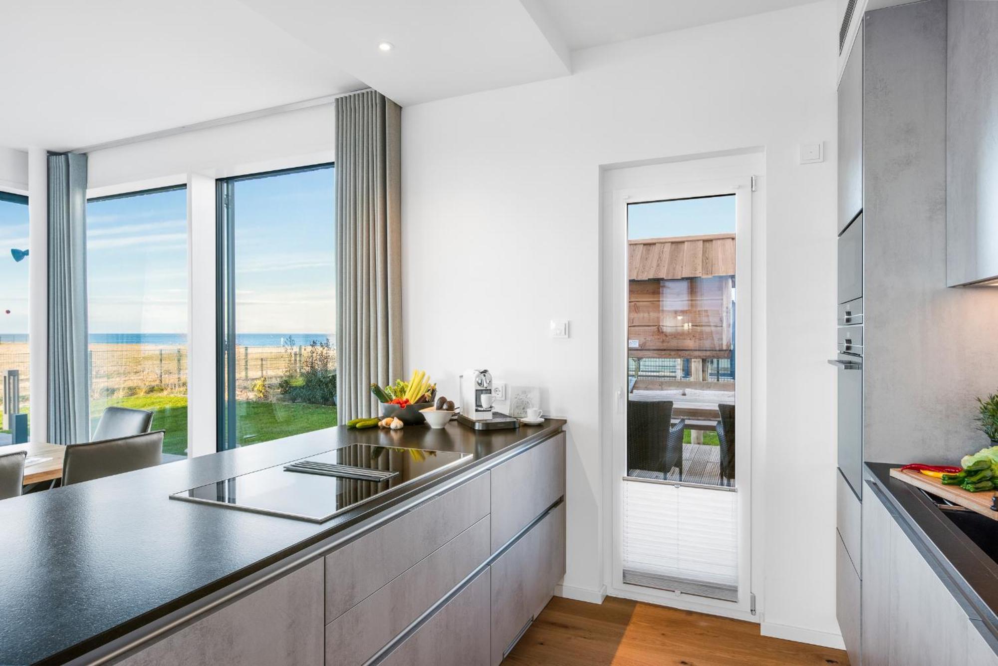 אולפניץ Villa King Erste Lage, Dachterrasse, Meerblick, Carport, Kamin, Sauna, Terrasse, Aussenrolllaeden מראה חיצוני תמונה